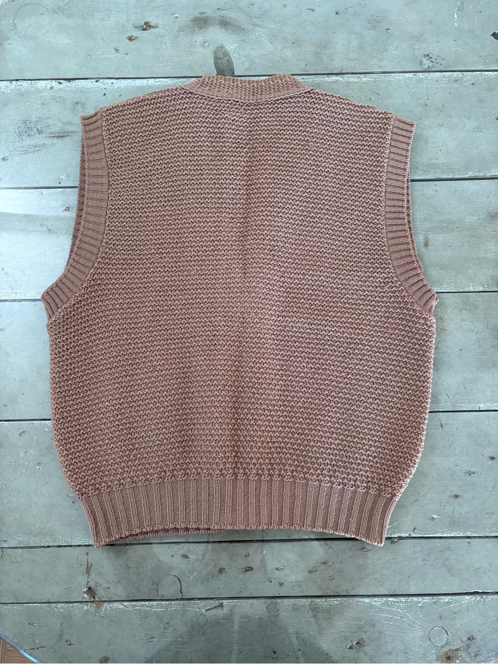 Vintage Pendleton 100% Virgin Wool Cable-Knit Sweater Vest - Picture 2 of 5